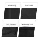 Electric Skillet Cover Electric Frying Pan Cover Heavy Duty Waterproof Heat-Resistant Nylon Covers Case for bella Make Take Oven Grill/for Crux Electric Skillet (Black)