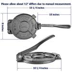 Cast Iron Tortilla Press with Parchment Paper