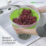 PrepWorks 3 Qt Collapsible Salad Spinner – Space-Saving Clean