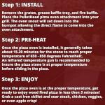 Pellet Grill Pizza Oven Attachment for Wood-Fired Cooking, Fits Traeger, GMG, Pit Boss, Camp Chef, Rec-Tec, Converts Grill to Pizza Oven, 800°F Heat, Stainless Steel