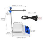 QWORK Magnetic Stirrer Hot Plate Mixer with 1000ml Capacity, 5x5 inch Size, 520°F Max Temperature - 100-2000 RPM