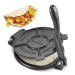 Cast Iron Tortilla Press with Parchment Paper