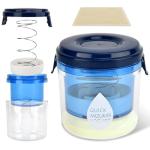 Greek Yogurt Strainer with Lid and Strainer Cloth, Ultra Fine Mesh Dry Yogurts Maker Separator, Reusable Yoghurt Filter to Makes Small Batches(450g)