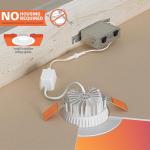 HALO 6” Dual Zone Smart Wi-Fi® Canless LED Light Powered by WiZ Pro 4 Pack, Dimmable Full Color w/SpaceSense, Smart Home Ready RLWZDZC6-4PK