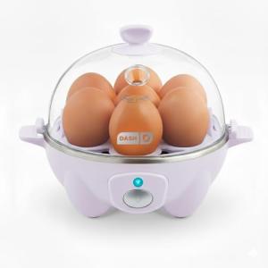 Dash Rapid Egg Cooker - Boiler, Poacher & Steamer - Includes Measuring & Recipe Guide - Dishwasher Safe - BPA Free - Holds 7 Eggs, Lavender