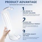 242126602 Door Shelf Replacement Compatible for Frigi-daire Cro-sley Refrigerator Door Bin-by MIFLUS/Fits Ffss2625ts0 Side Shelf Bottom Rack Parts