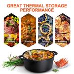 Overmont 2-in-1 Pre-Seasoned Dutch Oven & Skillet