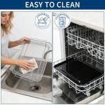 GXF Air Fry Basket & Tray Set for GE Oven, Replacement Parts for GE Appliances Range & Wall Oven PM48X120, 15” x 12” Tray Pan for Baking Roasting Draining & Crispy Air Frying, Dishwasher Safe