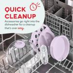 Dash Rapid Egg Cooker - Boiler, Poacher & Steamer - Includes Measuring & Recipe Guide - Dishwasher Safe - BPA Free - Holds 7 Eggs, Lavender