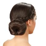 Goldrose Buns 2 Pieces Magic Hair Styling Styler Twist Ring Former Shaper Doughnut Donut Chignon Bun Maker Clip Hair Curler Accessory Small & Large (Brown)