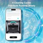 (2026 Upgrade) WYBOT C1 Pool Robot Vacuum for Inground Pools, 4-in-1 Cordless Robotic Pool Cleaner for Above Ground Pools up to 1,614 Sq.ft, Wall & Waterline Cleaning, 150-Min Runtime (Mirror Black)