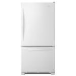 Whirlpool WRB329DMBW 18.5 Cu. Ft. White Bottom Freezer Refrigerator
