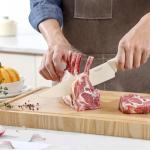 Premium Quality 8-Piece Knife Set with Block, Lightweight and Strong, ﻿ Ergonomic Handles for Home,Dishwasher Safe ﻿