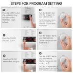 KOKUKAKU 22-In-1 Compact Automatic Bread Maker Machine, 1LB/1.5LB Programmable 2 Loaf Sizes, 3 Crust Colors, Small Digital Home Bakery with Dough, Cake, Jam, Yogurt, Non-stick Pan, White