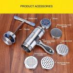 Stainless Steel Noodle Maker,Manual Pasta Machine Stainless Steel Pasta Maker Pasta Press Noodle Machine, kitchen Aid Asseccories Pasta Tools