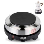NATGAI 500W Small Hot Plate Electric Hot Plate, Portable Mini Hot Plate, Adjustable Temperature Single Burner for Moka Pot, Coffee, Milk, Water Heating, 5.5" Portable Electric Stove(110V US Plug)