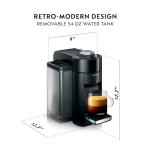 Nespresso Vertuo Coffee and Espresso Maker by De'Longhi, Piano Black