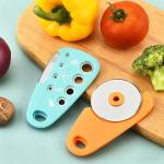 6-Piece Kitchen Gadget Set, Multi-Function Tools with Grater, Peeler, Pizza Cutter, Herb Stripper, Bottle Opener