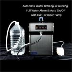 TDRFORCE Jewelry Steam Cleaner Machine Professional High Pressure Jewelry Cleaning Steamer Pro Jewelry Cleaners Best Jewelry Cleaner with Foot Pedal Control Fix & Nozzle Hose 2L Auto Water Supply