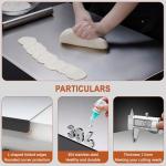 Stainless Steel Cutting Boards for Kitchen,304 Stainless Steel Chopping Boards with Lip and Non-slip silicone pad for Countertop Cutting Meats Fruits,Easy To Clean (15.7 * 23.6 * 0.06inch)