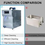 TDRFORCE Jewelry Steam Cleaner Machine Professional High Pressure Jewelry Cleaning Steamer Pro Jewelry Cleaners Best Jewelry Cleaner with Foot Pedal Control Fix & Nozzle Hose 2L Auto Water Supply