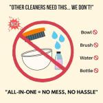 Meltonian Shoe Cleaner, Filled with Foaming Cleaning Solution & Built-In Brush Sponge, All-In-One Sneaker Cleaner System, No Water, No Bowl, No Tools Needed, 75ml