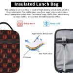 Horror Lunch Bag Insulated Reusable Lightweight Horror Lunch Box
