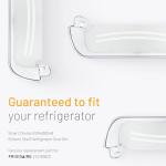 Smart Choice 242126602 Bottom Shelf Refrigerator Door Bin - Clear, Impact Resistant Freezer Replacement Compatible with Frigidaire, Fits Select Refrigerator Models