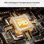 Kismile (2026 Upgrade Espresso Machine with Grinder, 20 Bar Expresso Coffee Machines with Milk Frother, Espresso machines for home, Removable Water Tank, Perfect for Cappuccino, Latte