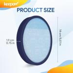 KEEPOW 304087001 Vacuum Filters for Hoover Windtunnel Vacuum UH71250, UH71255, UH72600, UH71230, UH70825, UH72630, UH72625, UH70832, UH70820, UH70830, UH70800, HEPA Washable And Reusable, 2 Pack