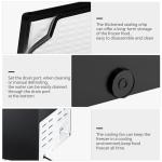 Kismile 3.0 Cubic Feet Chest Freezer with 2 Removable Basket Free Standing Top Open Door Compact Freezer with Adjustable Temperature for Home/Kitchen/Office/Bar