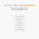 Smart Choice 242126602 Bottom Shelf Refrigerator Door Bin - Clear, Impact Resistant Freezer Replacement Compatible with Frigidaire, Fits Select Refrigerator Models