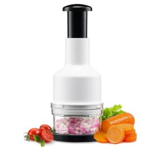 Vegetable Chopper, Onion Chopper, Garlic Chopper, Nuts Chopper - Hand Chopper For Vegetables Salads Fruits, Nuts.