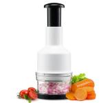 Vegetable Chopper, Onion Chopper, Garlic Chopper, Nuts Chopper - Hand Chopper For Vegetables Salads Fruits, Nuts.