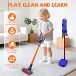 BAYMI 3-in-1 Kids Vacuum that Really Works - Toddler Vacuum Cleaning Toy Set, Kids Working Play Vacuum Cleaner with Real Suction, Montessori Housekeeping Toy for Toddlers 3+