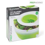 PrepWorks 3 Qt Collapsible Salad Spinner – Space-Saving Clean