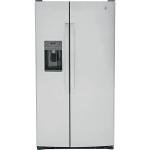 GE 25.3 cu. ft. Side by Side Refrigerator in Fingerprint Resistant Stainless Steel, Standard Depth