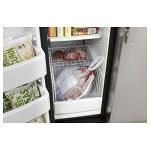 GE 25.3 cu. ft. Side by Side Refrigerator in Fingerprint Resistant Stainless Steel, Standard Depth