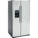 GE 25.3 cu. ft. Side by Side Refrigerator in Fingerprint Resistant Stainless Steel, Standard Depth