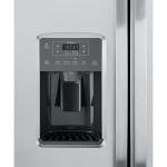 GE 25.3 cu. ft. Side by Side Refrigerator in Fingerprint Resistant Stainless Steel, Standard Depth