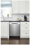 Frigidaire 24 in. Top Control Built-in Tall Tub Dishwasher in Stainless Steel with 5-Cycles 49dBA and Hybrid Tub FDHP4336AS