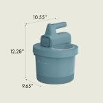 bella 3.5 Qt Hand & Stand Mixer, 2 in 1 Electric Mixer with Bowl, Dough Hook, Whisk & Egg Beater, Multifunctional Handheld Mixer for Baking, 200 Watt, Surf