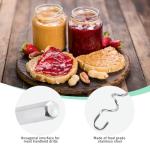 1 Set Stainless Steel Peanut Butter Mixer, 11.8 Inch Drill Nut Butter Mixer, Fast Mixing for Various Spreads