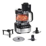 Hamilton Beach Stack & Snap Food Processor with Bowl Scraper, 10 Cup Capacity, Black, (Renewed) R70822