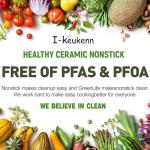 I-Keukenn Small Electric Griddle, 10 Inch Mini Ceramic Non-Stick Electric Skillet with Adjustable Thermostat, 1200W Single Serve Grill for Breakfast, Cooking for Pancakes, Eggs, Sausage, Pink