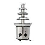 Chocolate Fountain Machine 4 Tier Electric Chocolate Fondue Fountain Machine 4-Pound Capacity for Chocolate Candy Butter Cheese