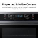 SAMSUNG 30" Smart Wall Oven in Black Stainless