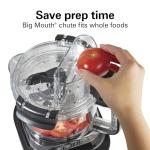 Hamilton Beach Stack & Snap Food Processor with Bowl Scraper, 10 Cup Capacity, Black, (Renewed) R70822
