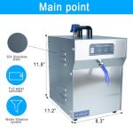 TDR Venus Jewelry Cleaner Machine for Silver & Gold Professional Steam Cleaner Machine 1200W 2L, Stainless Steel Jewelry Cleaner for Professional Tool Watch Glasses Retainer Denture Parts Cleaning