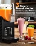 Slushie Machine with Self-Cleaning, 3 Preset Programs Slushie Maker, 88oz Professional Slushy Machine for Home, No Ice Needed Frozen Drink Maker for Frappés, Margaritas & Milkshakes Smoothie, and more